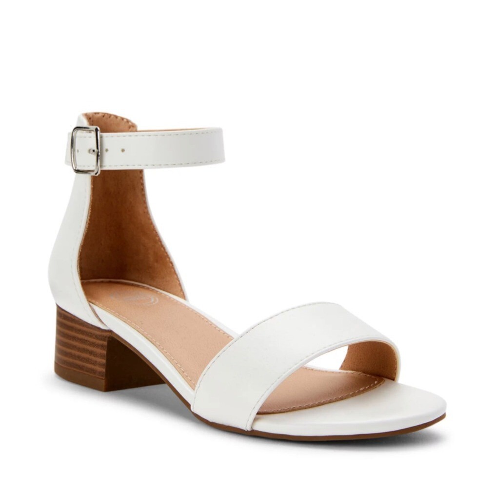 Sugar Women's Noelle Low Dress Sandal Heels White 5 | eBay Sugar Women's Noelle Low Dress Sandal Heels White 5 | eBay