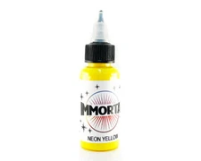 IMMORTAL NEON YELLOW UV Black Light 4 Sizes Available Tattoo Ink Supply  