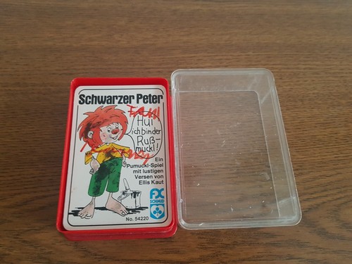 Schmid Kartenspiel, Schwarzer Peter Pumuckl Hui ich bin der Rußmuckl Vintage