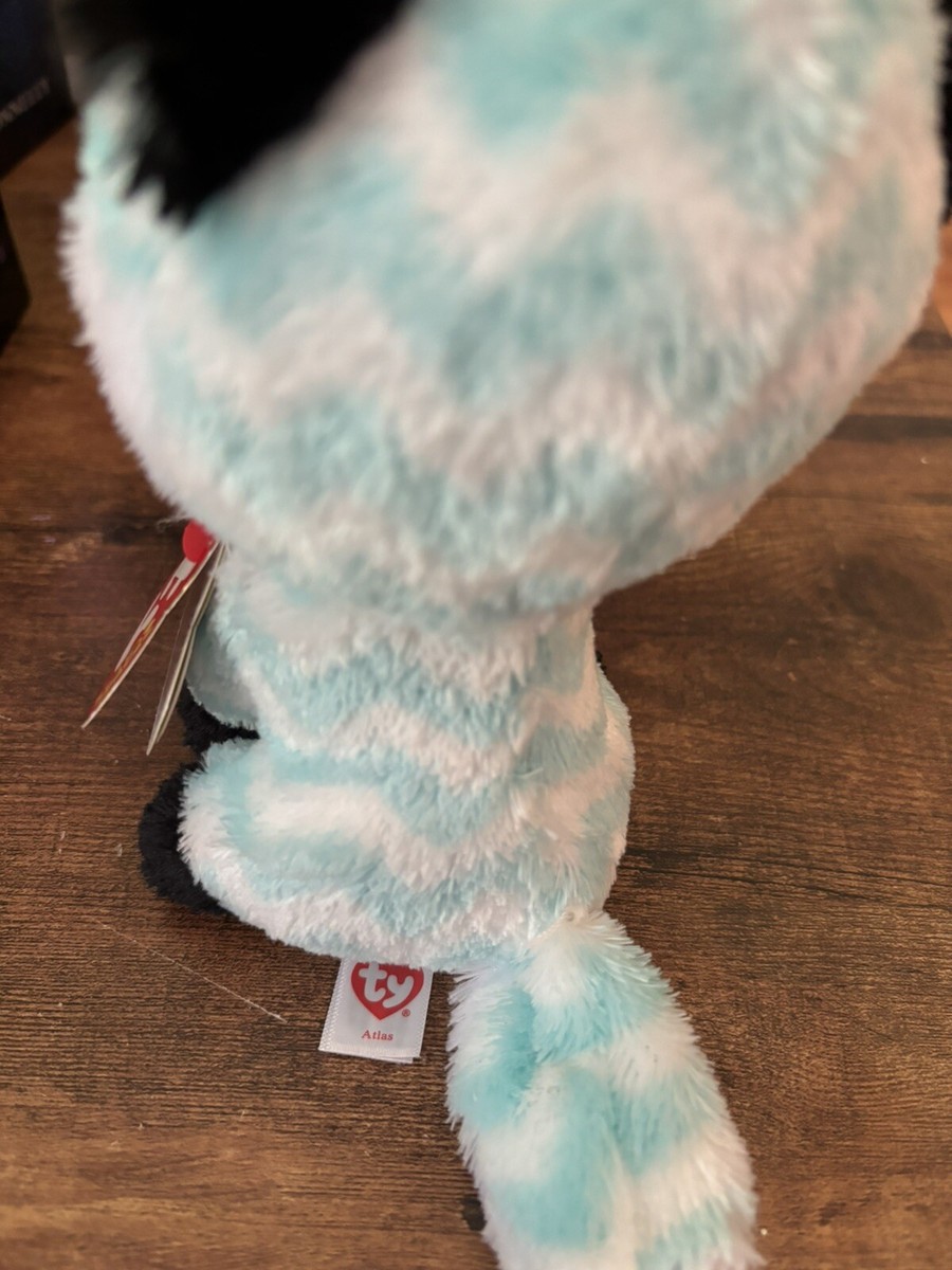 NEW 2021 TY Beanie Boos ATLAS the Fox (Glitter Eyes) NWT | eBay