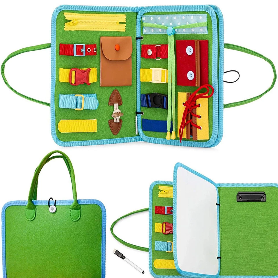 Busy Board Quiet Book Sensory Toy Developmental Baby Toy For Kids Christmas Gift - Image 4 of 4