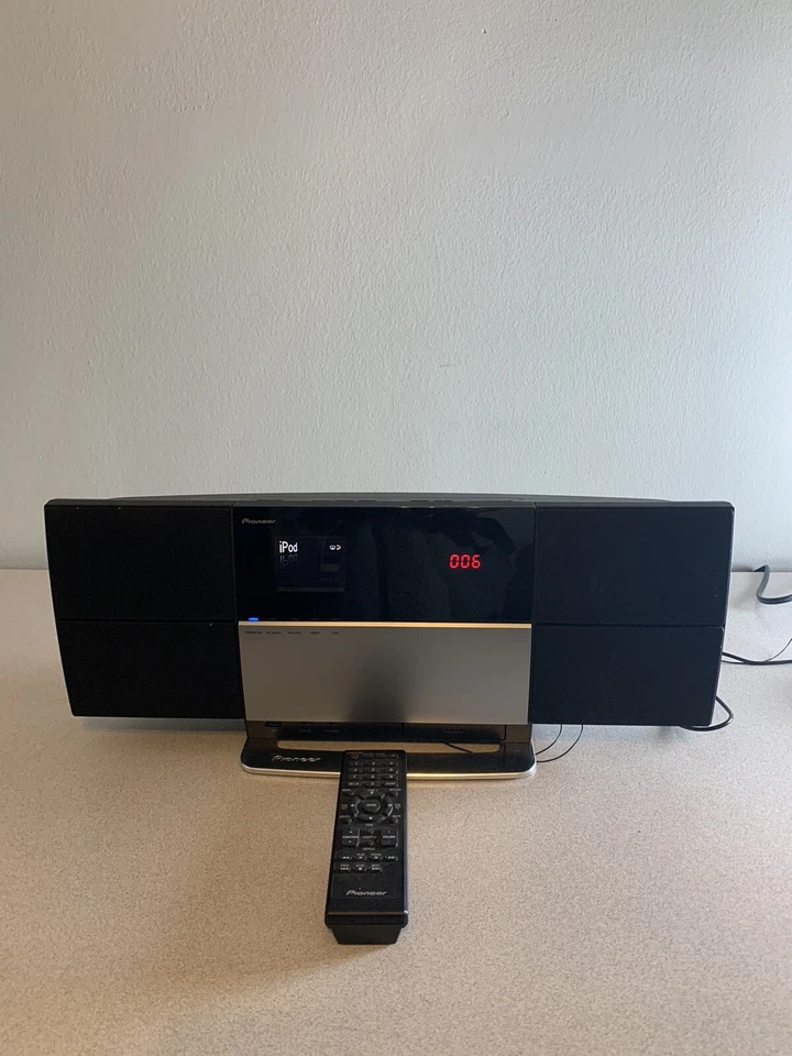 PIONEER X-SMC3-K/-S SLIM AV MICRO SYSTEM w/AC ADAPTER & REMOTE CONTROL wifi - Image 4 of 4