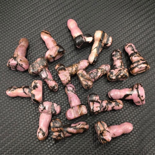 Wholesale Natural mix mini Penis Carved quartz Crystal Massager Wand Healing - Imagen 221 de 292