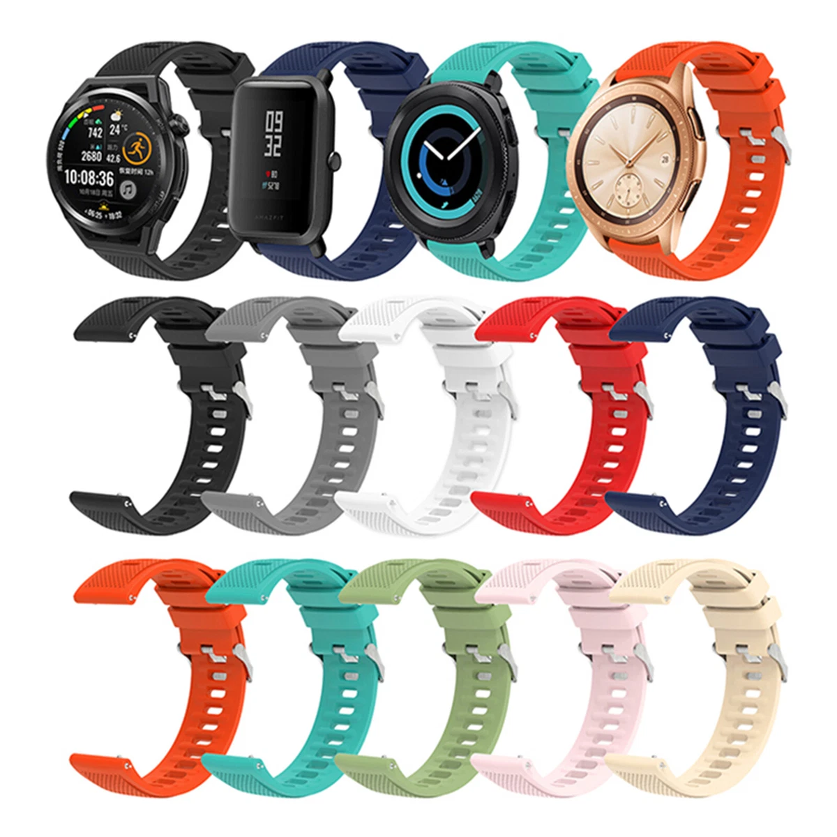 For Garmin Venu Venu SQ SQ2 20mm Silicone Watch Band Strap Replacement Wristband