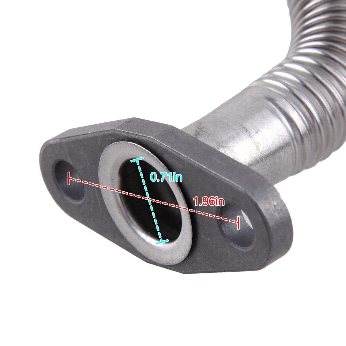 NEW Turbo Oil Return Drain Line Tube Fit for Dodge Cummins 5.9L
