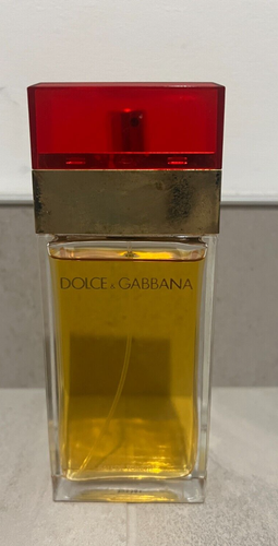 Rare" VINTAGE DOLCE GABBANA PERFUME WOMEN Red 3.4 oz / 100 ml EDT Spray 95% - Picture 1 of 4