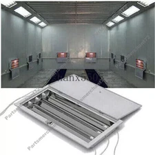 8 X 3KW Spray/Baking Booth Infrared Paint Curing Lamps Heaters Heating Lights