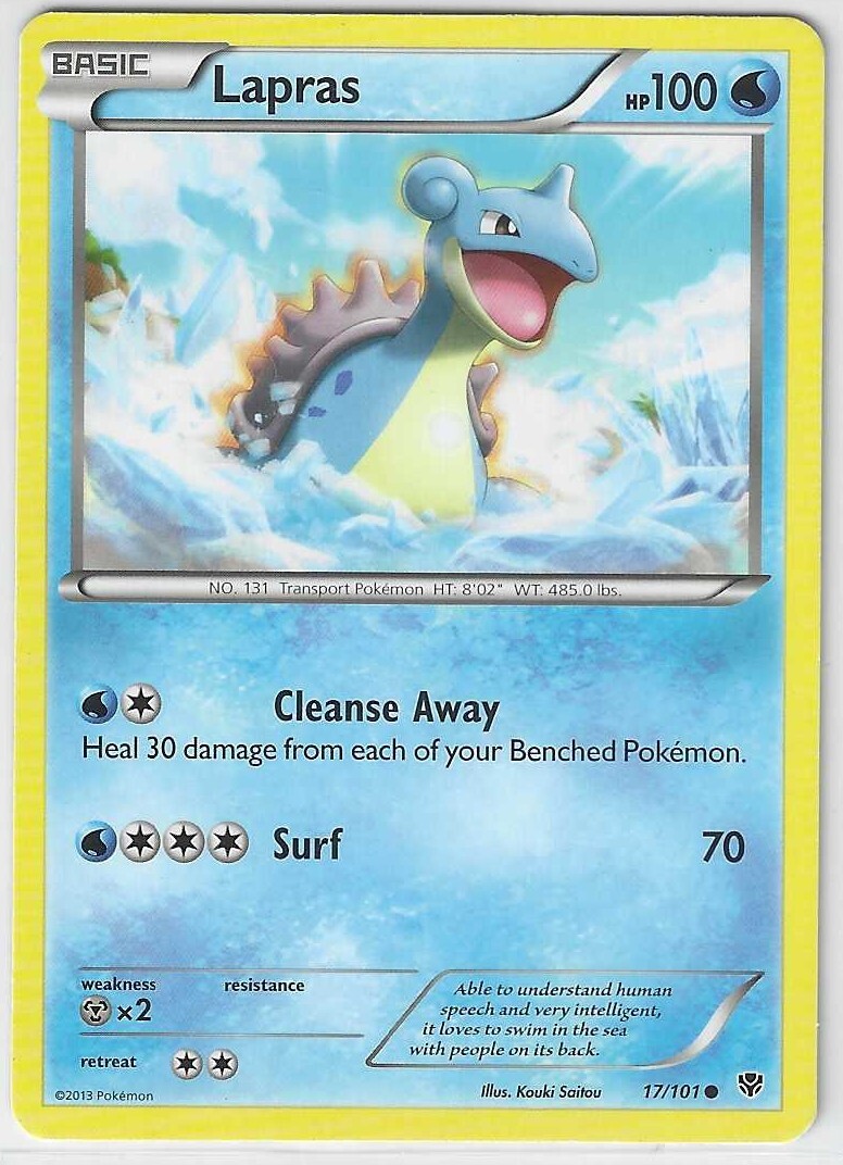 Lapras - Plasma Blast - Common Regular - Pokemon TCG Card #17