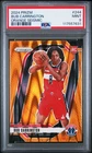 2024 Panini Prizm Basketball Orange Seismic Bub Carrington #244 PSA 9