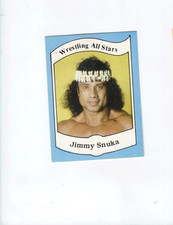 SUPERFLY JIMMY SNUKA #7  1982 Wrestling All-Stars CARD (A) WWF,Set Break NM/MT