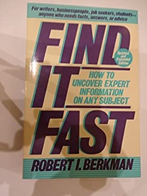 Find It Fast Paperback Robert I. Berkman