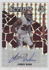 2020 Panini Mosaic Scripts Jimmie Ward #S21 Auto 0xi8