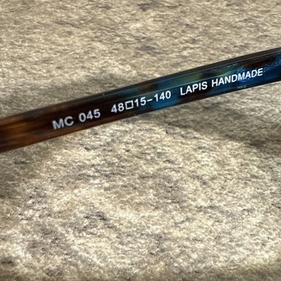 MODO MC045 Lapis Handmade Eyeglass Frames Blue Brown  display picture 3