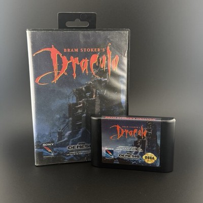 Bram Stoker's Dracula Sega Genesis Tested Authentic Game Cartridge + Case