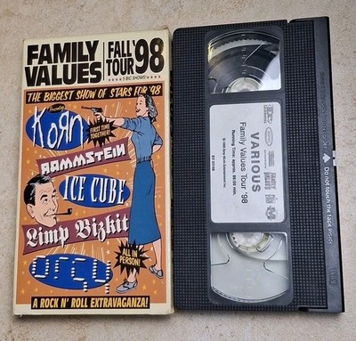 Vintage Family Values Tour 98 (VHS, 1999, Parental Advisory Explicit Content)
