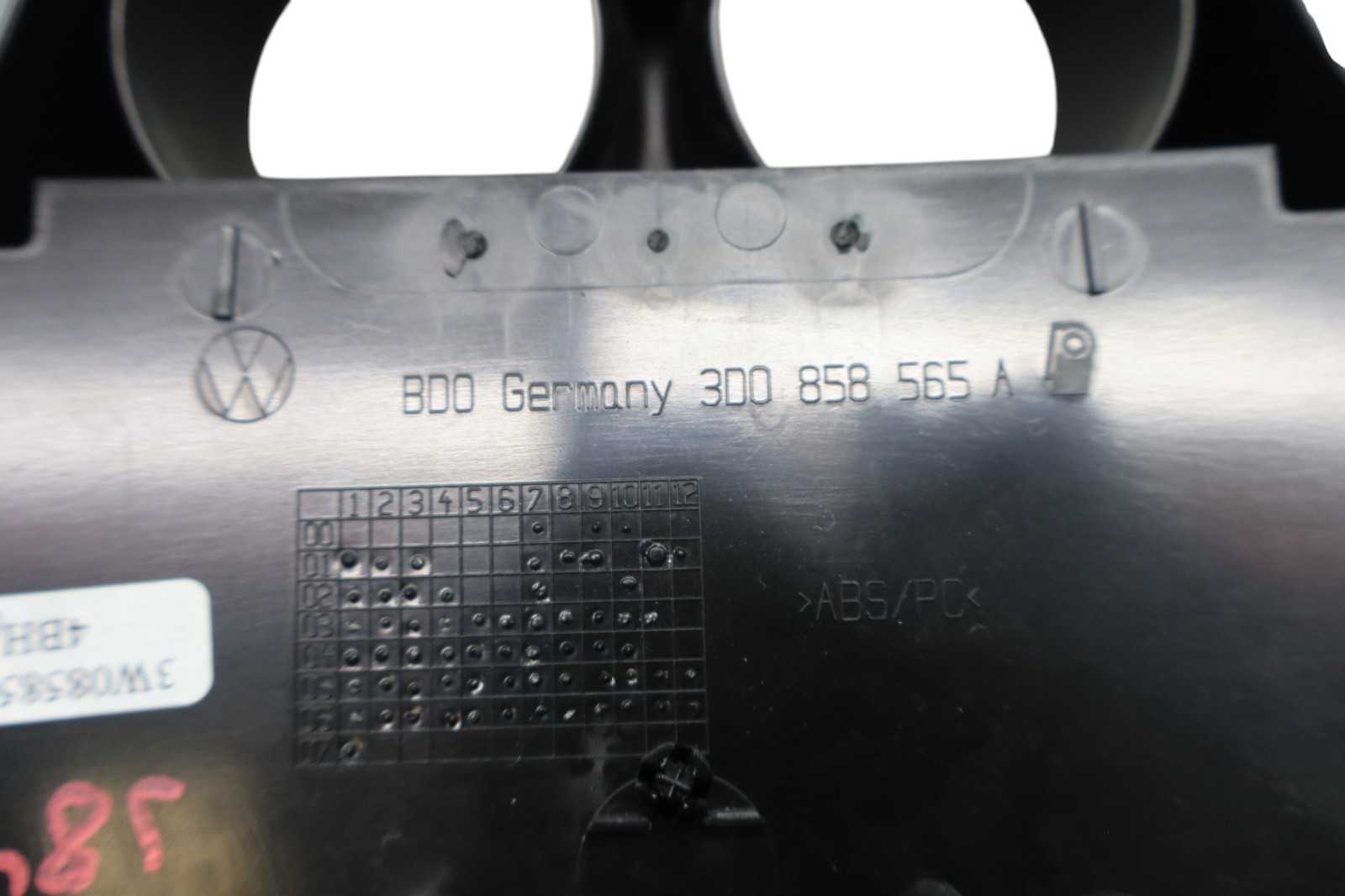Bentley Continental GT 2003-2013 Instrument cluster