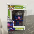 Collectible Funko Pop! Vinyl Sesame Street Super Grover #01 Vinyl Figure
