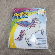 Makit Bakit Pegasus Unicorn Suncatcher Kit American Crafts DIY Stained Glass