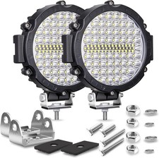 7 Inch Round LED Off Road Lights, 210W 10000lm LED Work Lights for Truck Jeep...