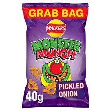 Walkers Crisps Monster Munch Pickled Onion 35x40g