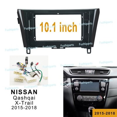 Car Radio Stereo Frame Fascia Panel Trim w/Harness for NISSAN Qashqai X-TRAIL