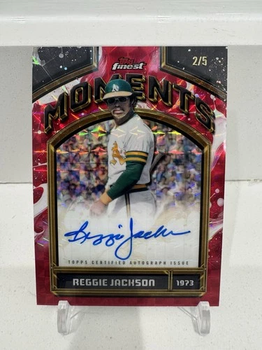 2026 Topps Finest Reggie Jackson Red Geometric (RAW)