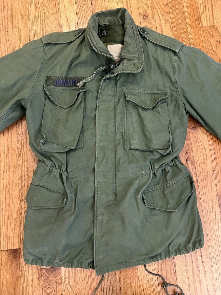 i*i様 70s m65 VTG 70s M-65 Military Field Jacket OG-107 Olive Drab Green