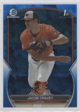 2023 Bowman Chrome Draft Sapphire Edition Jacob Cravey #BDC-189 12yh