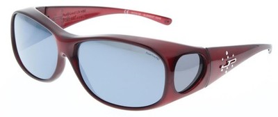 Jonathan Paul ELEMENT polarisierende Überbrille - M - Oval Claret - Grau