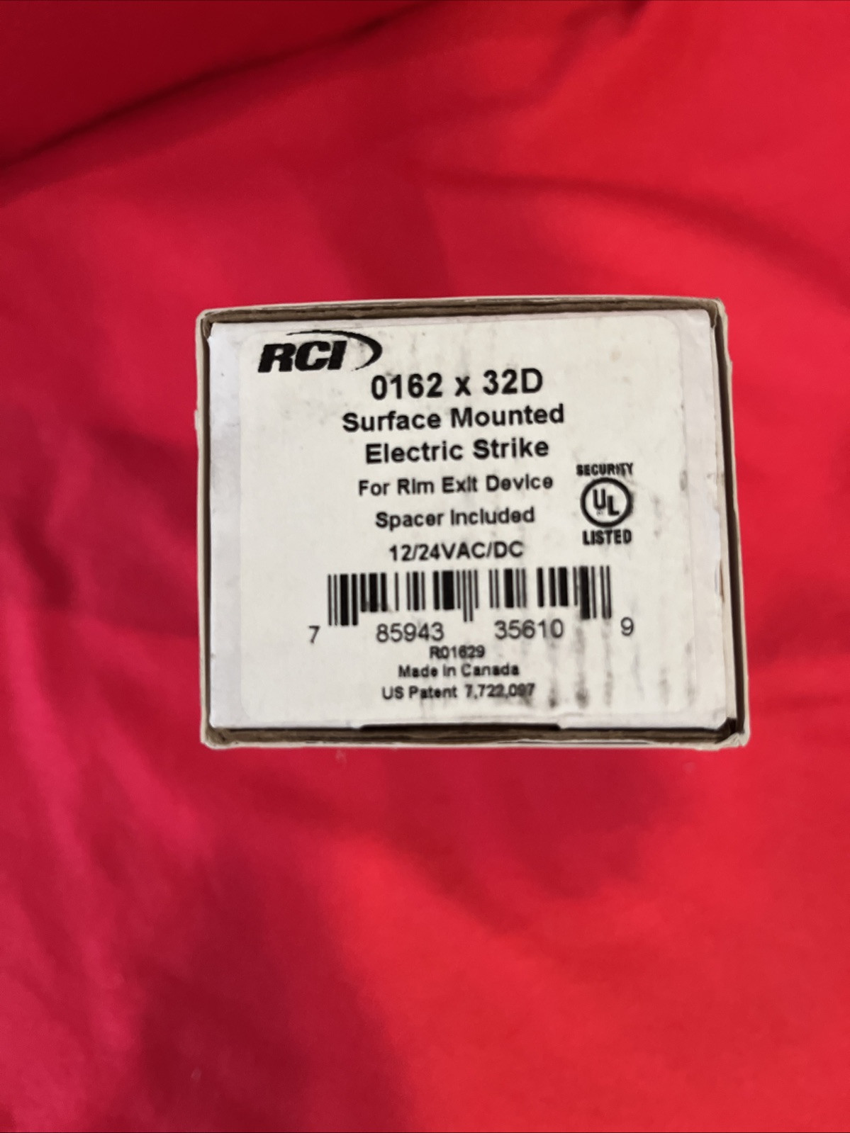 RCI Rutherford Controls Electric Door Strike 0162 X 32D aka Dormakaba