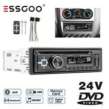 Single 1 Din Car Stereo Radio Audio DVD CD MP3 USB/AUX/SD/FM Player Bluetooth