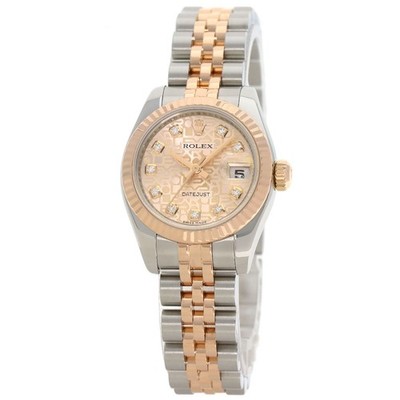 ROLEX DATEJUST 10P Diamond Watches 179171G Stainless Steel/SSxK18PG Ladies