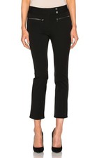 Veronica Beard NEW Black Metro Stretch Cropped Kick Flare Pants Size 0