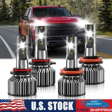 For Chevy Silverado 2500 2012-2018 LED Headlight Bulb Combo High/Low Beam 6500K
