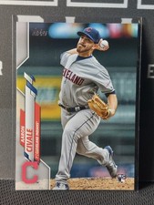 Aaron Civale 2020 Topps Rookie Card RC #223. rookie card picture