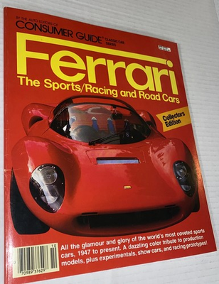 #ad #ad Vintage 1980s Ferrari Consumer Guide Classic Car Series Oct 1983 Collector#x27;s Ed $17.88