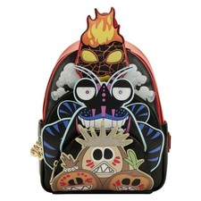 Mini Mochila Loungefly Moana Villains Trio Triple Bolsillo Nueva con Etiquetas
