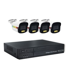 POE Camera CCTV 4CH 4MP  HD Security  System Kit NVR Home Surveillance Outdoor