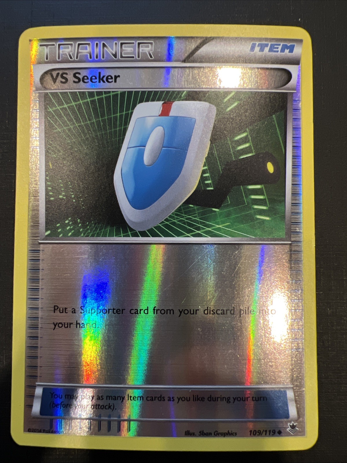 VS Seeker 109/119 Uncommon Phantom Forces Pokemon Reverse Holo LP