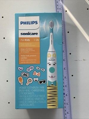 Philips Sonicare for Kids 3+ Design a Pet Edition, Brush Head Still Sealed