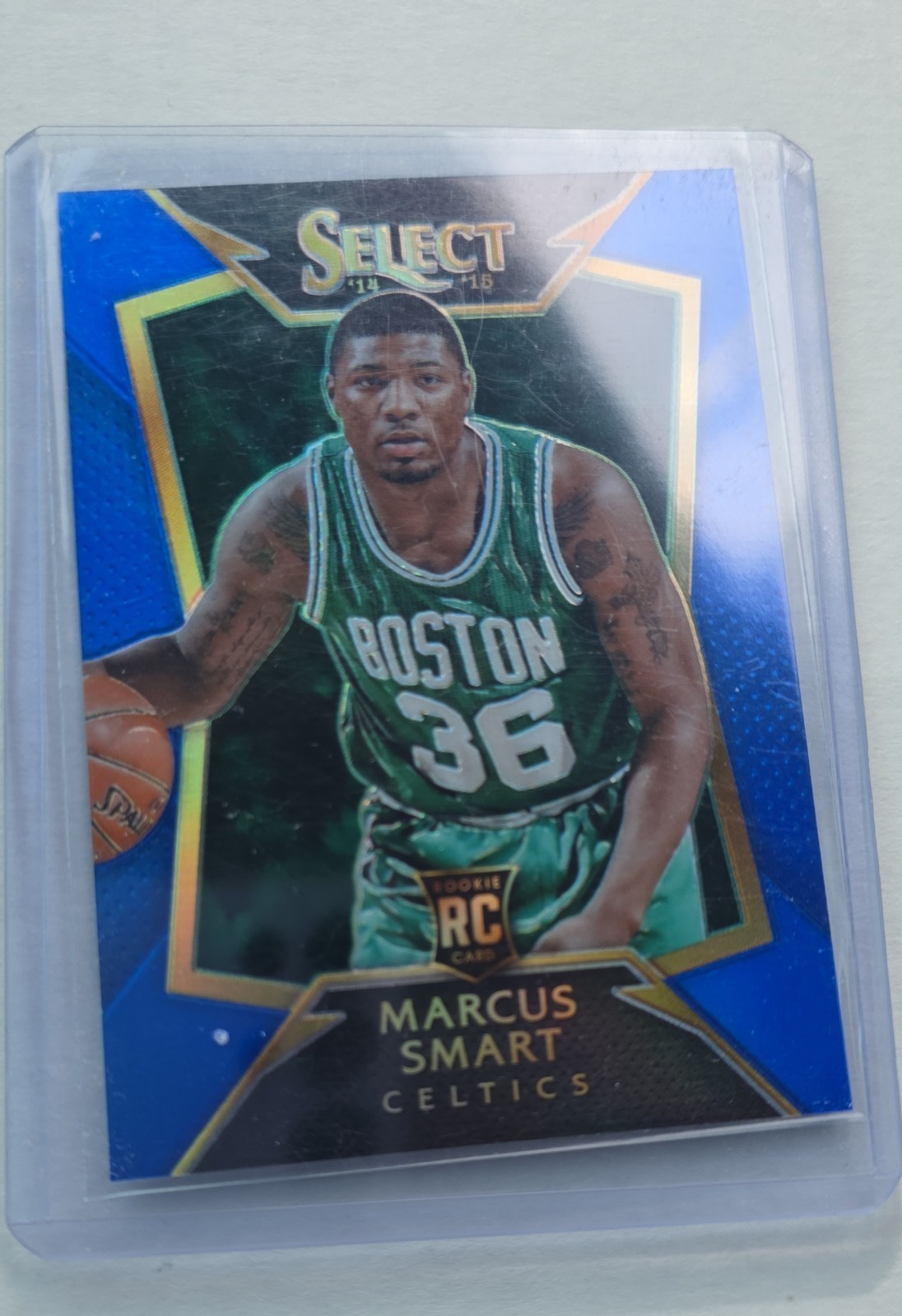 2014-15 Panini Select - Concourse Marcus Smart #83 Blue Prizm #12/249 (RC)