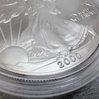 2000-P 1 oz .999 Fine Silver American Eagle Proof Coin w/ OGP & CoA [E3]