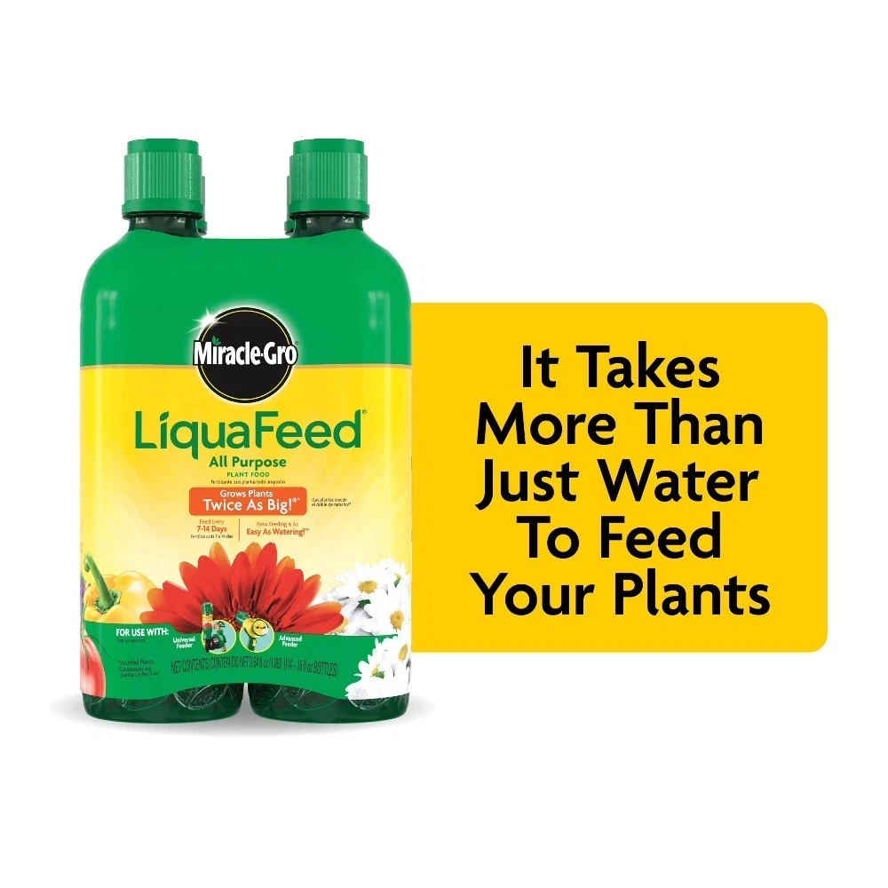 Liquafeed All Purpose Plant Food Refill, 16 fl oz, 4-Pack