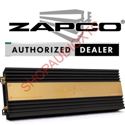 ZAPCO Z-150.6-AP 6-CHANNEL 1500W RMS COMPONENT SPEAKERS CLASS AB AMPLIFIER NEW