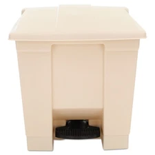 Rubbermaid Commercial 6143BEI 8 gal Indoor Utility Step-On Waste Container New