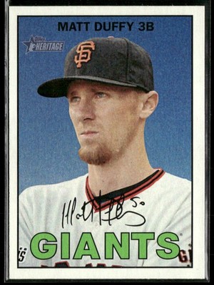 2016 Topps Heritage #220 Matt Duffy 2E
