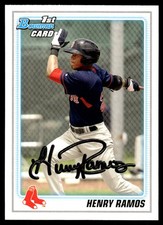 Henry Ramos 2010 Bowman Draft Picks & Prospects #BDPP3 Red Sox MLB READ