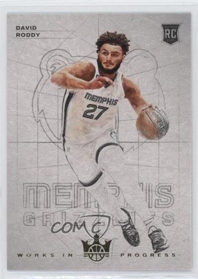2022-23 Panini Court Kings Works in Progress David Roddy #7 Rookie RC 0yx0