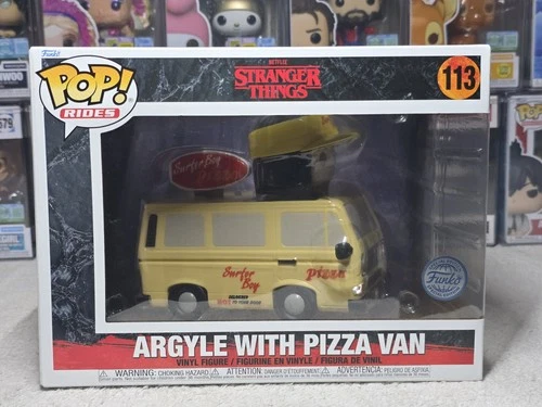 Argyle With Pizza Van - Funko Pop! Rides: Stranger Things - Target Exclusive