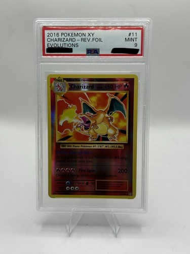 PSA 9 Charizard XY Evolutions 11/108 Reverse Pokemon Card
